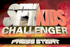 Spy Kids Challenger Title Screen